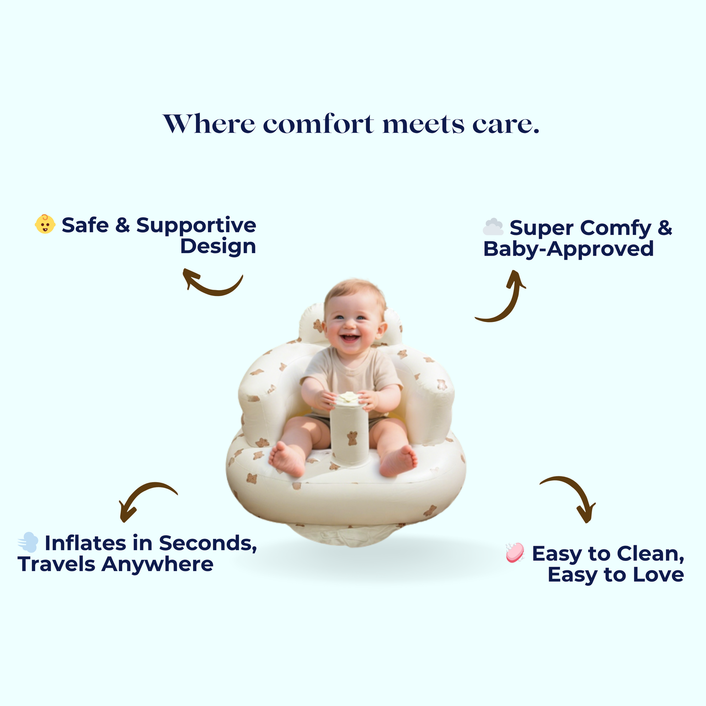KoolFloat™ Inflatable Baby Seat