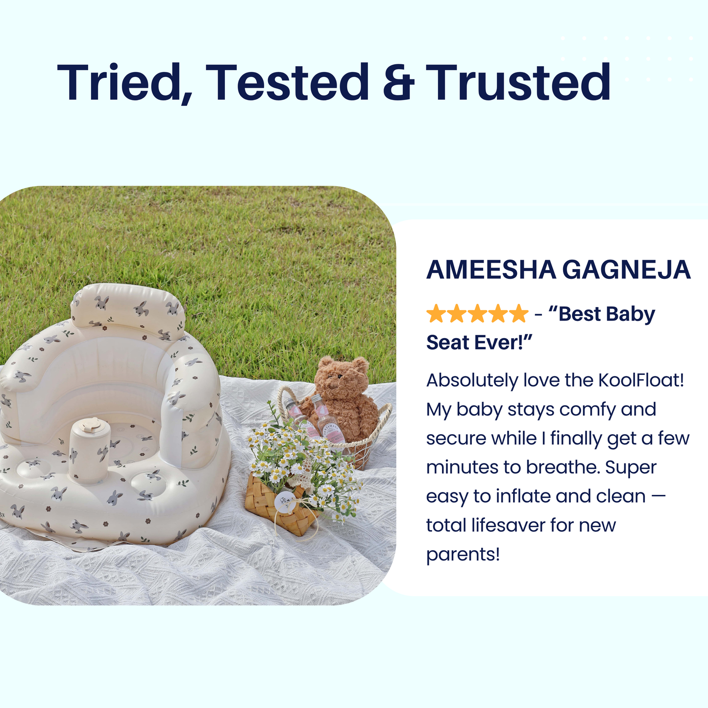 KoolFloat™ Inflatable Baby Seat