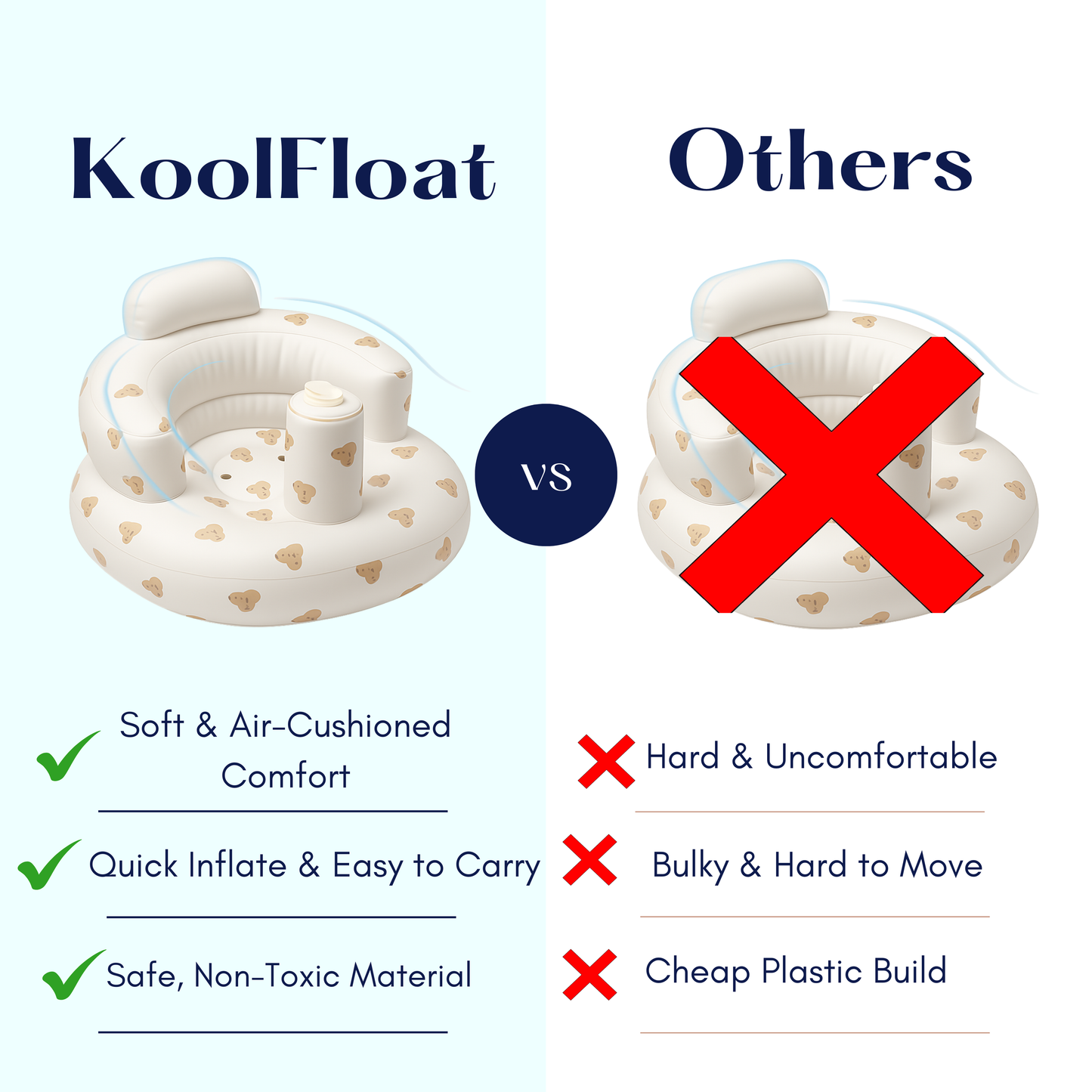 KoolFloat™ Inflatable Baby Seat