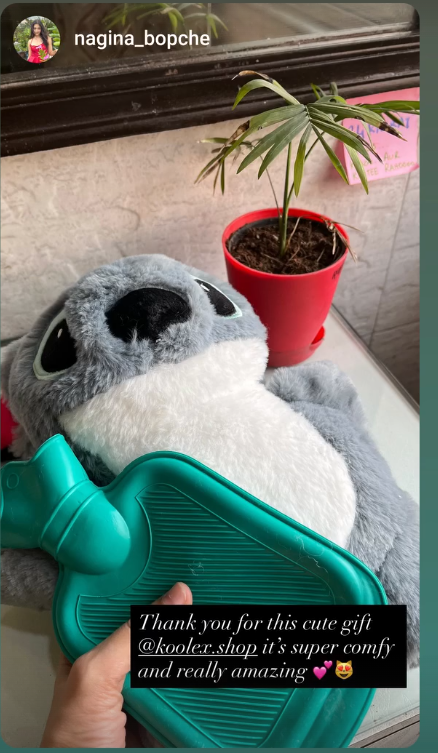 Influencer using Koolex